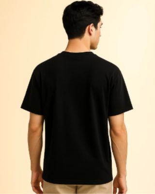 Classic Black Oversize T-Shirt Oversize Fit 210GSM